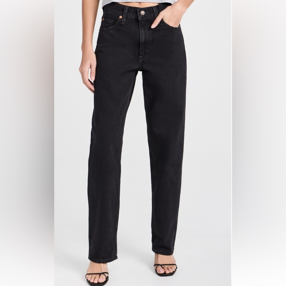 Levi Dad Jeans- Black Wash - Size 25